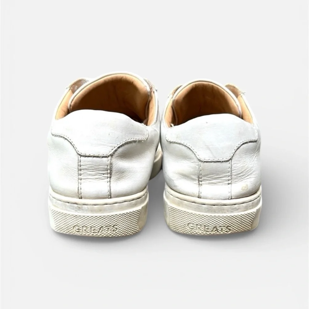 Greats Royale Leather Sneakers in White Size 8